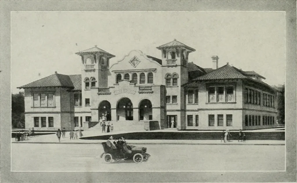 An illustration from The Architect & engineer of California and the Pacific Coast, 1905, leaf 225