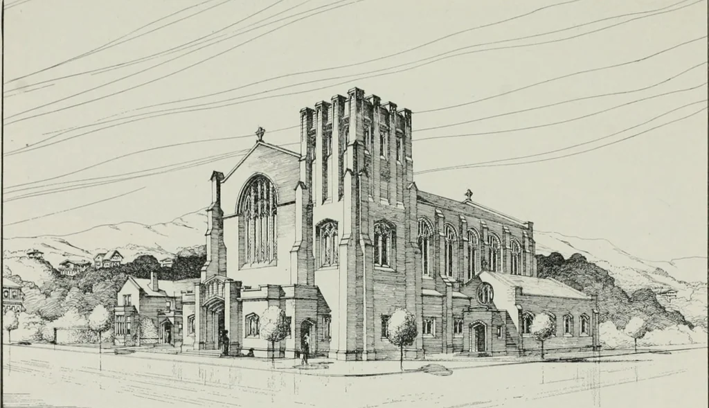 An illustration from The Architect & engineer of California and the Pacific Coast, 1905, leaf 236