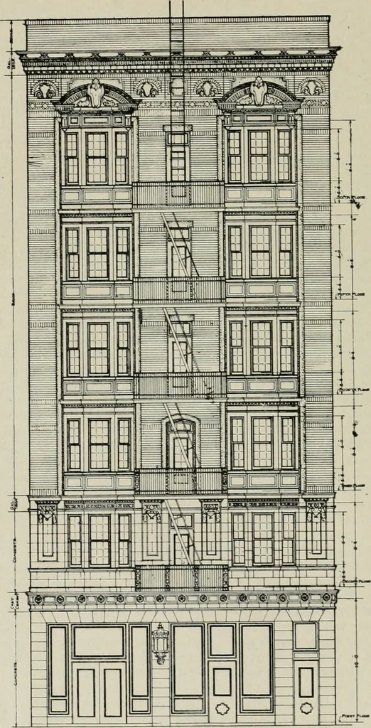 An illustration from The Architect & engineer of California and the Pacific Coast, 1905, leaf 247