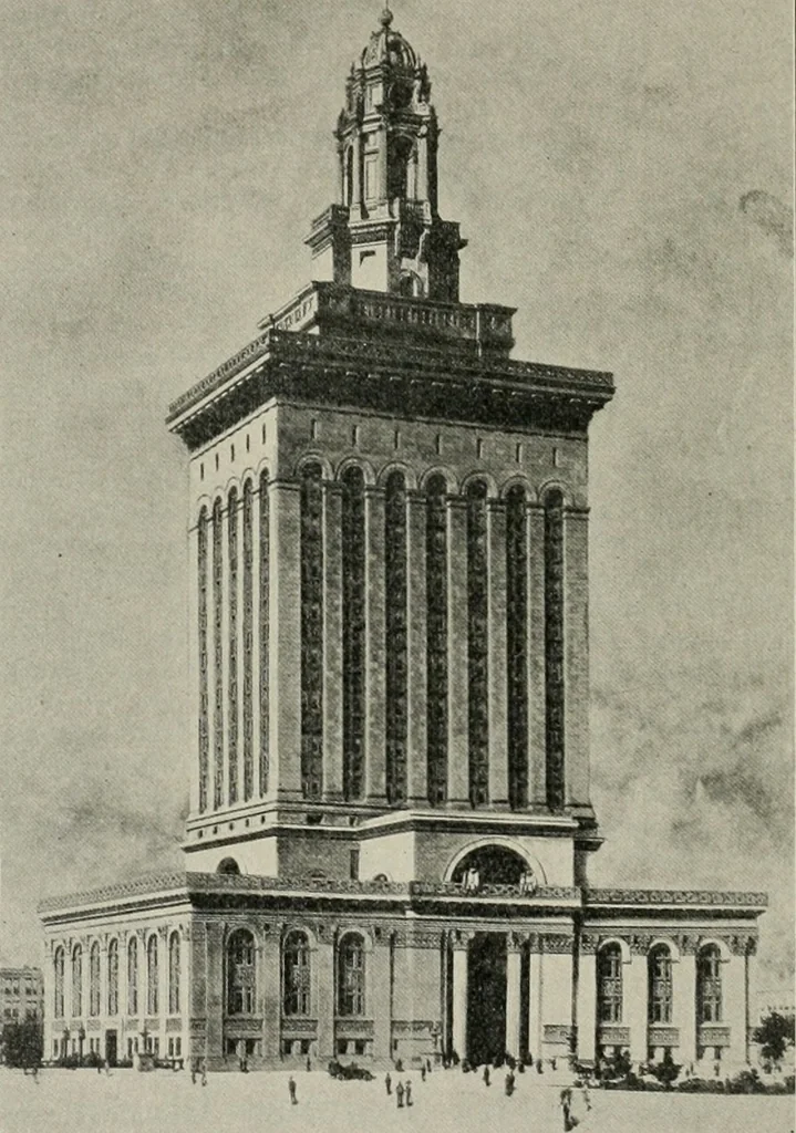 An illustration from The Architect & engineer of California and the Pacific Coast, 1905, leaf 251