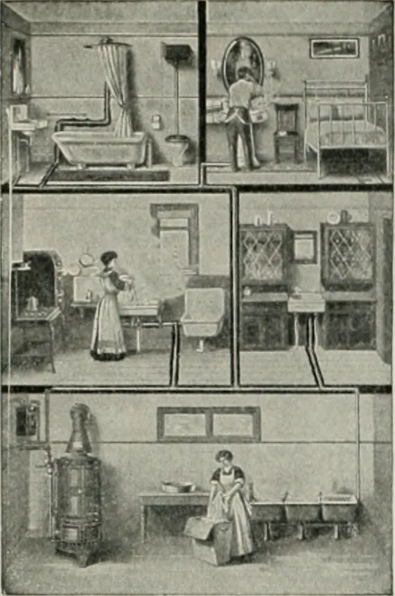 An illustration from The Architect & engineer of California and the Pacific Coast, 1905, leaf 338