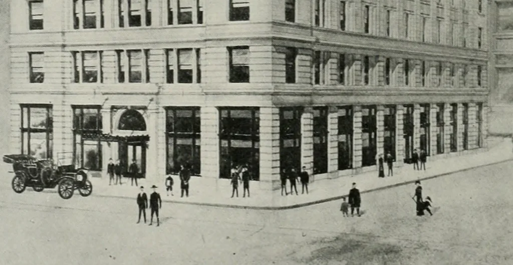 An illustration from The Architect & engineer of California and the Pacific Coast, 1905, leaf 351