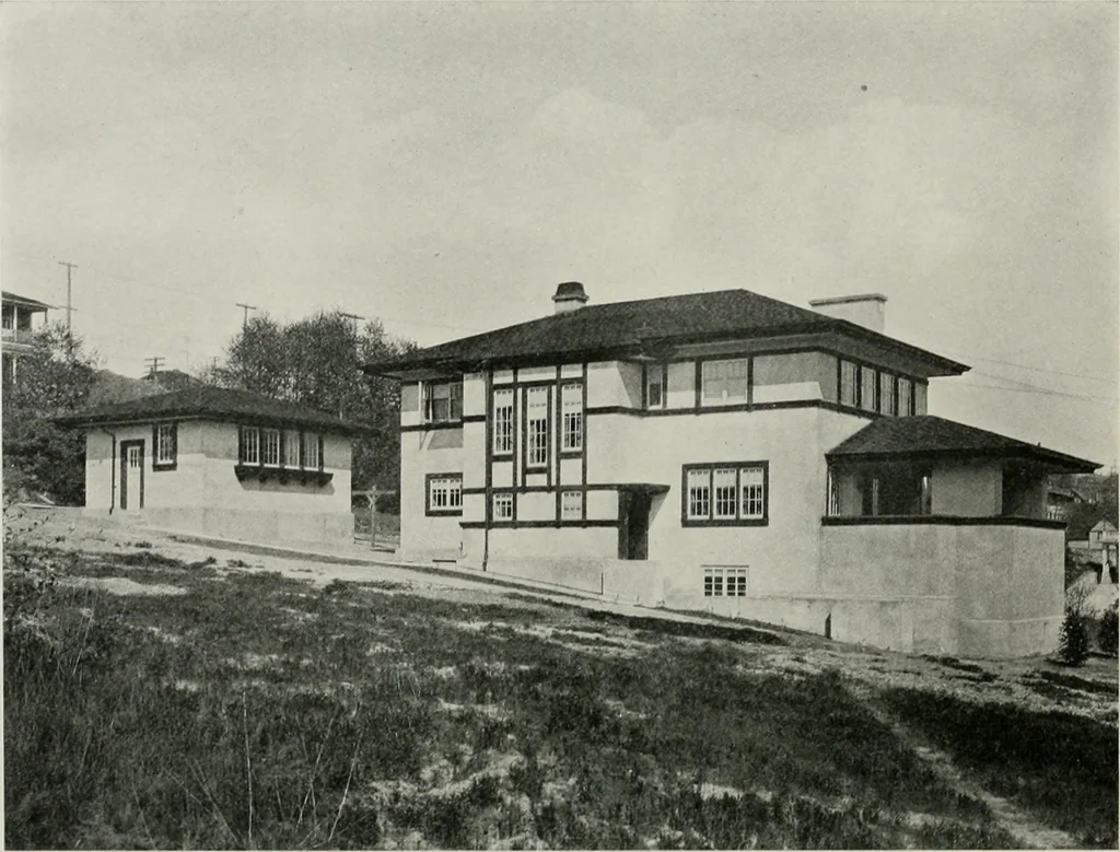 An illustration from The Architect & engineer of California and the Pacific Coast, 1905, leaf 355