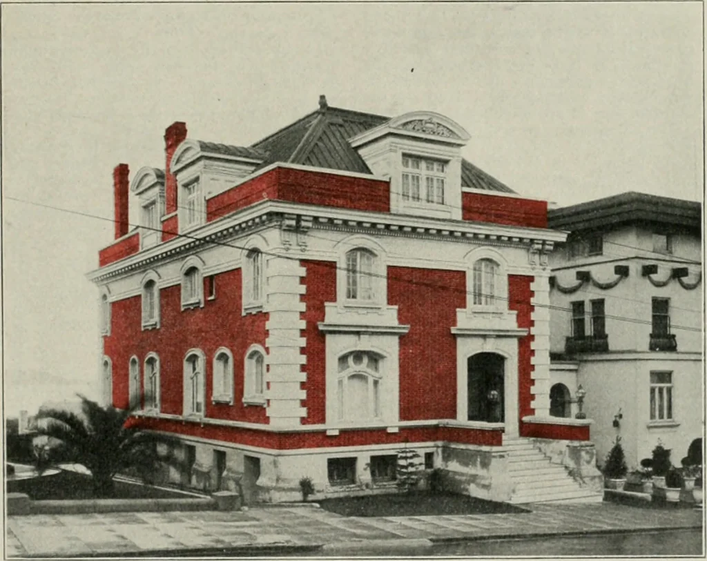 An illustration from The Architect & engineer of California and the Pacific Coast, 1905, leaf 426
