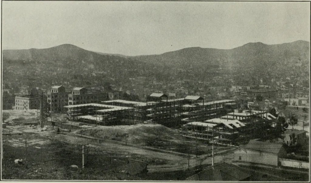 An illustration from The Architect & engineer of California and the Pacific Coast, 1905, leaf 49