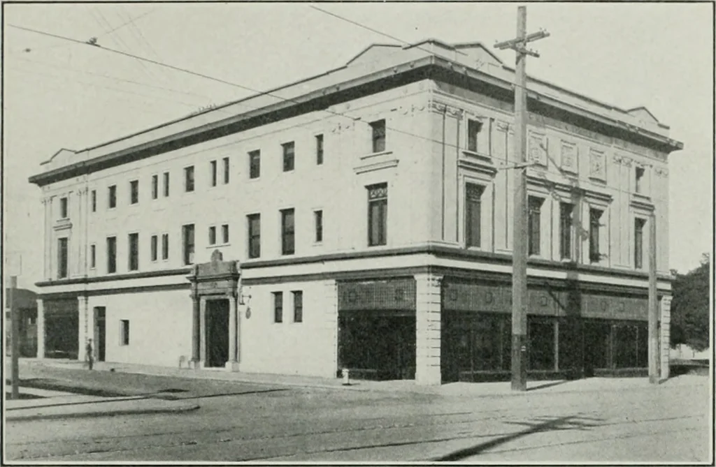 An illustration from The Architect & engineer of California and the Pacific Coast, 1905, leaf 52
