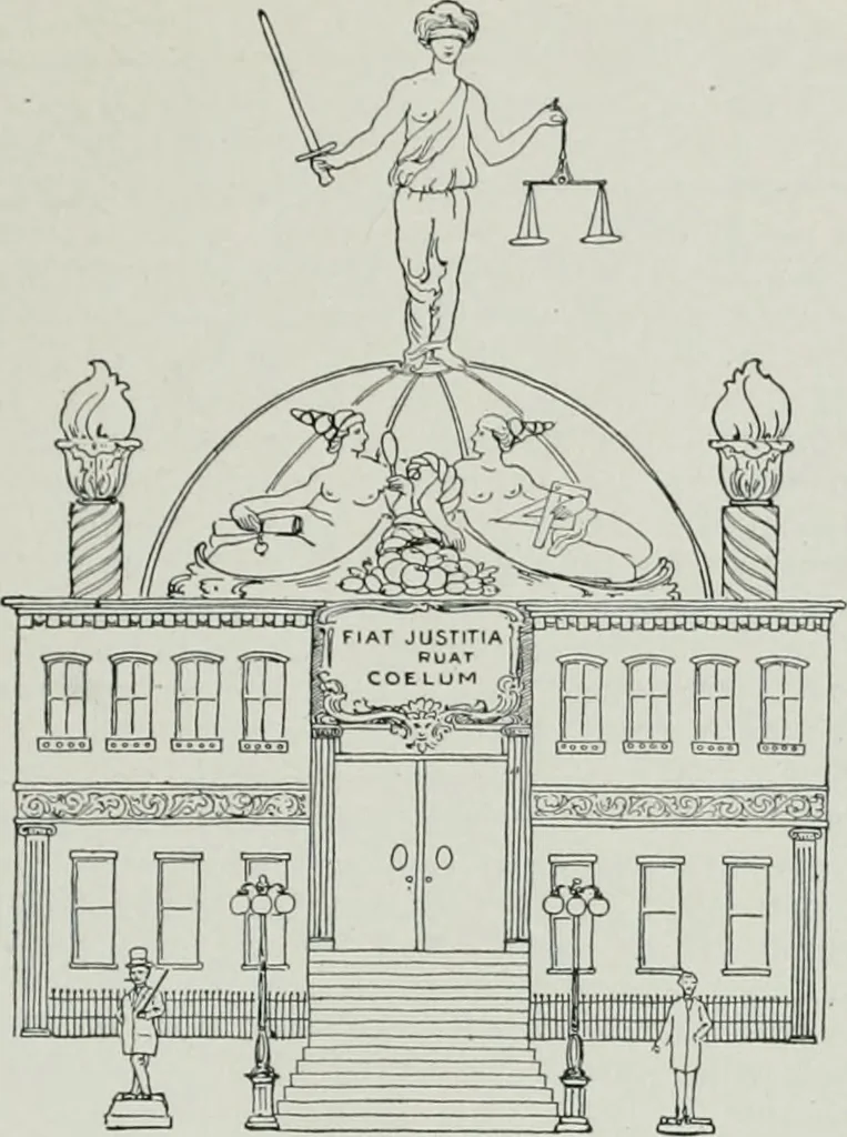 An illustration from The Architect & engineer of California and the Pacific Coast, 1905, leaf 56