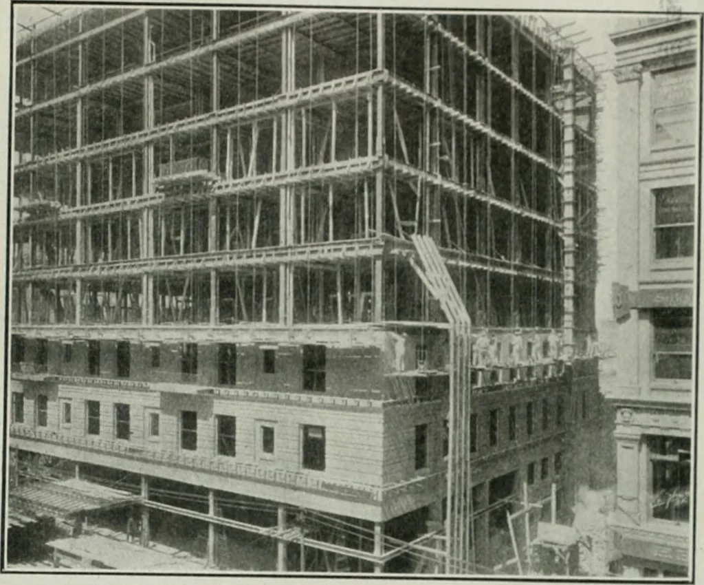 An illustration from The Architect & engineer of California and the Pacific Coast, 1905, leaf 10