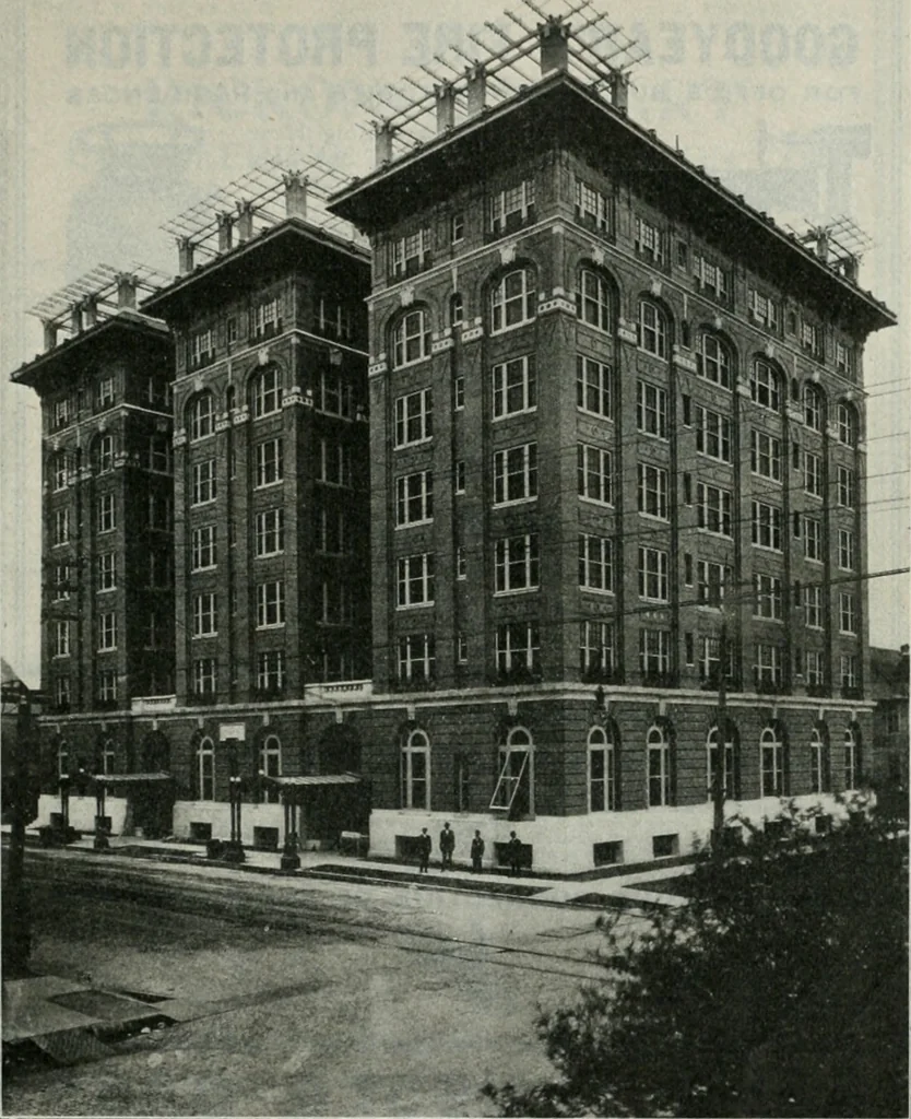 An illustration from The Architect & engineer of California and the Pacific Coast, 1905, leaf 144