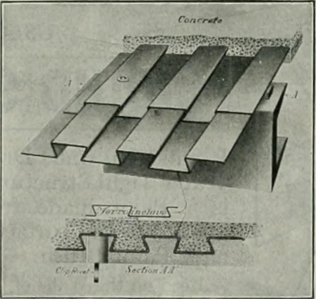 An illustration from The Architect & engineer of California and the Pacific Coast, 1905, leaf 154