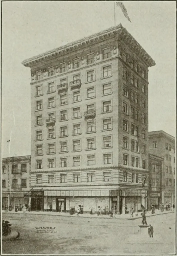 An illustration from The Architect & engineer of California and the Pacific Coast, 1905, leaf 162