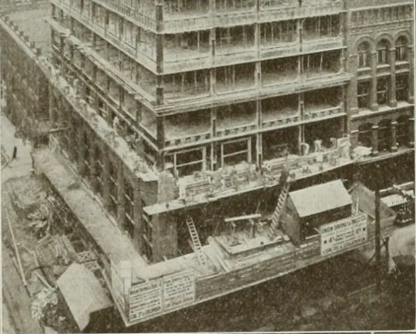 An illustration from The Architect & engineer of California and the Pacific Coast, 1905, leaf 164