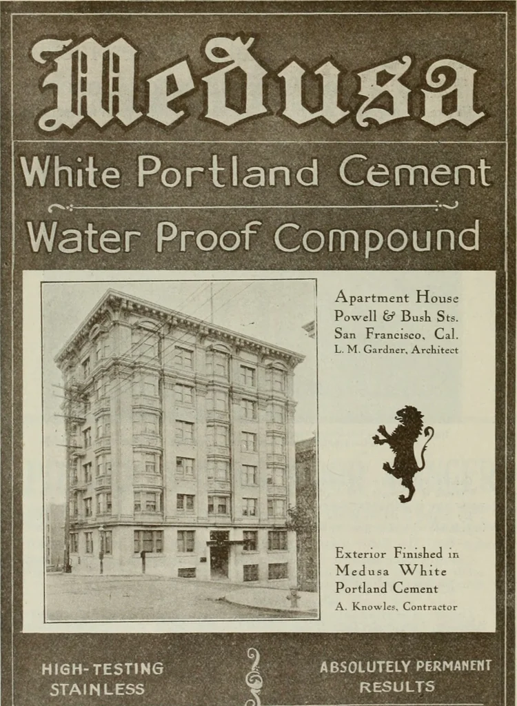 An illustration from The Architect & engineer of California and the Pacific Coast, 1905, leaf 167