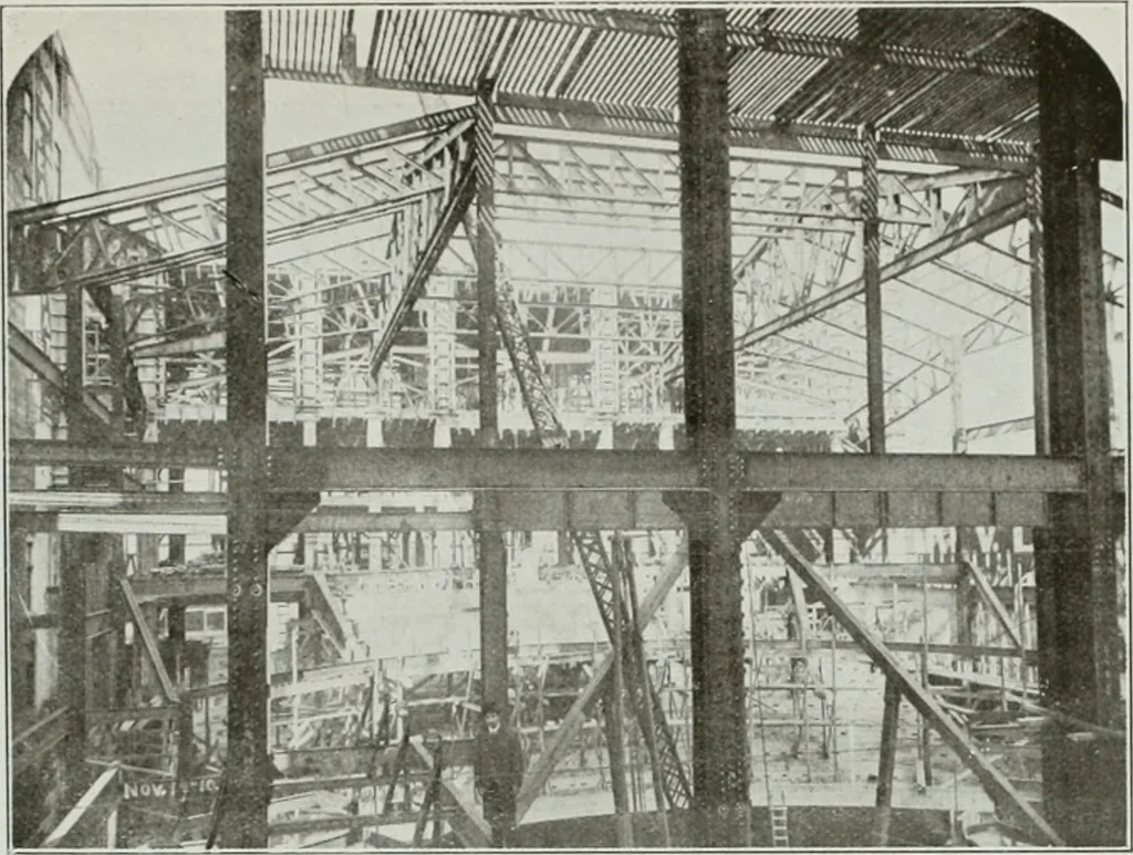 An illustration from The Architect & engineer of California and the Pacific Coast, 1905, leaf 210
