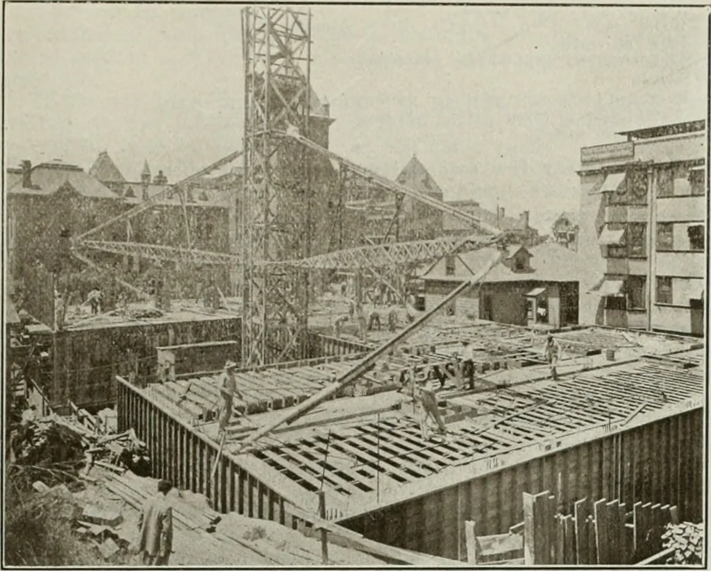 An illustration from The Architect & engineer of California and the Pacific Coast, 1905, leaf 236