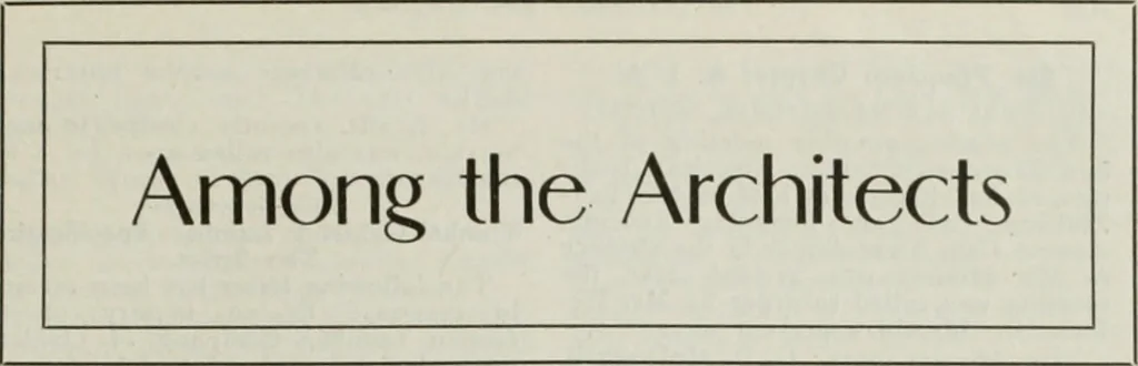 An illustration from The Architect & engineer of California and the Pacific Coast, 1905, leaf 260
