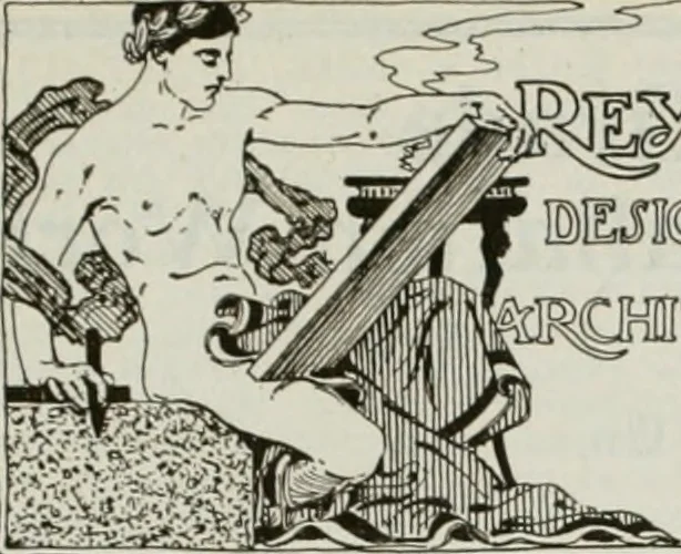 An illustration from The Architect & engineer of California and the Pacific Coast, 1905, leaf 268