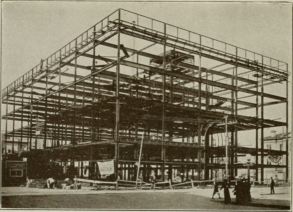 An illustration from The Architect & engineer of California and the Pacific Coast, 1905, leaf 287