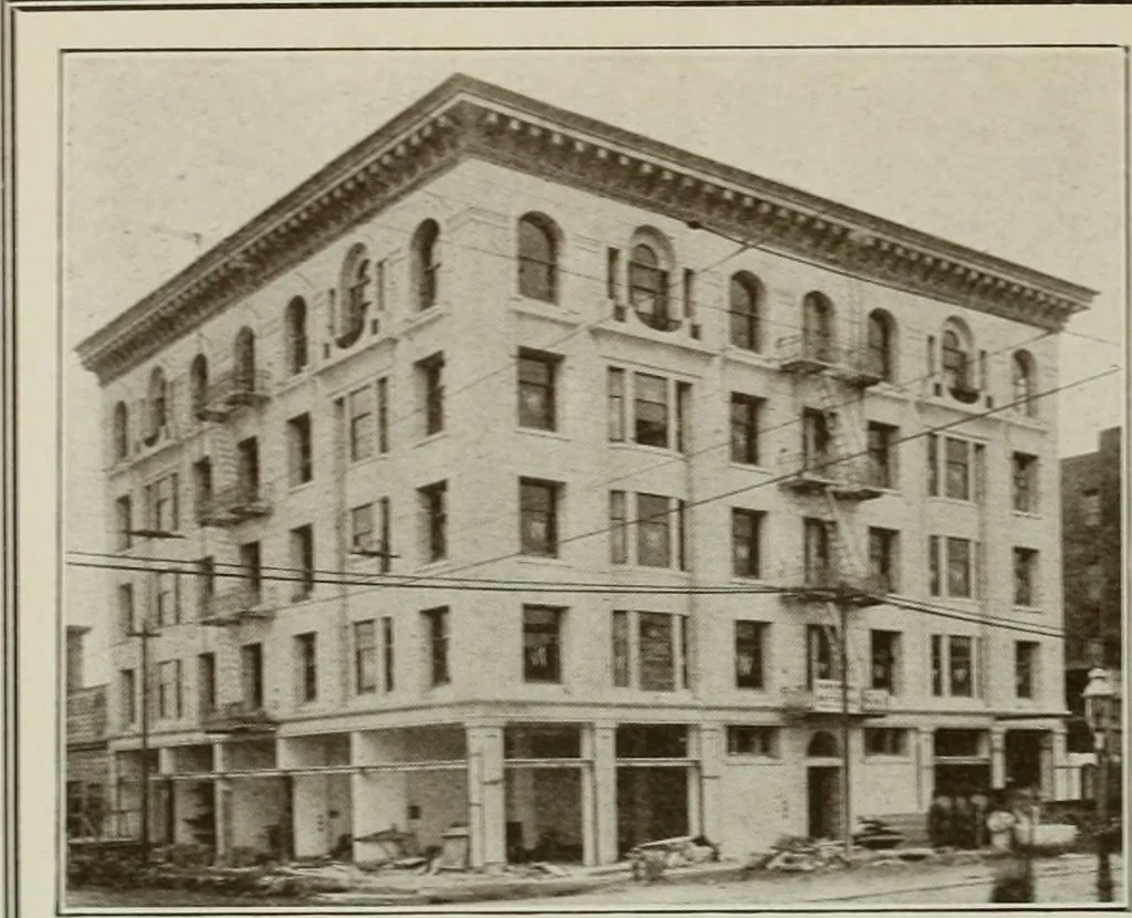 An illustration from The Architect & engineer of California and the Pacific Coast, 1905, leaf 289