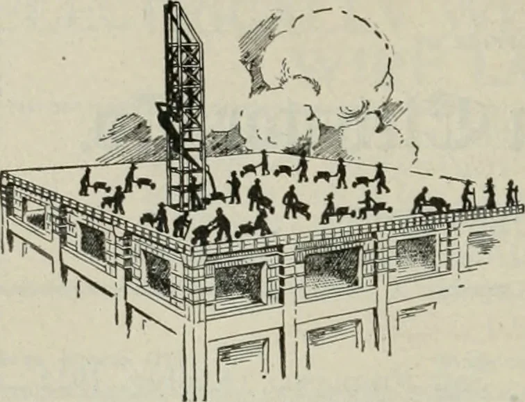 An illustration from The Architect & engineer of California and the Pacific Coast, 1905, leaf 325