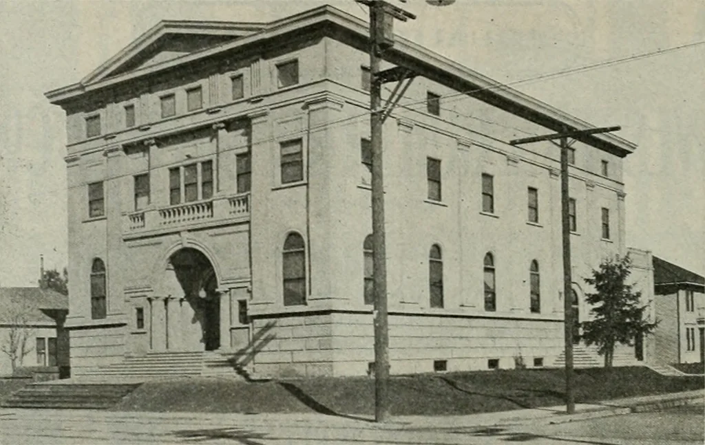An illustration from The Architect & engineer of California and the Pacific Coast, 1905, leaf 349