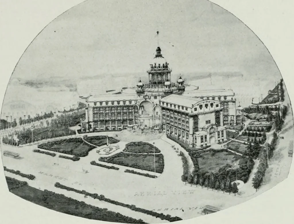 An illustration from The Architect & engineer of California and the Pacific Coast, 1905, leaf 370