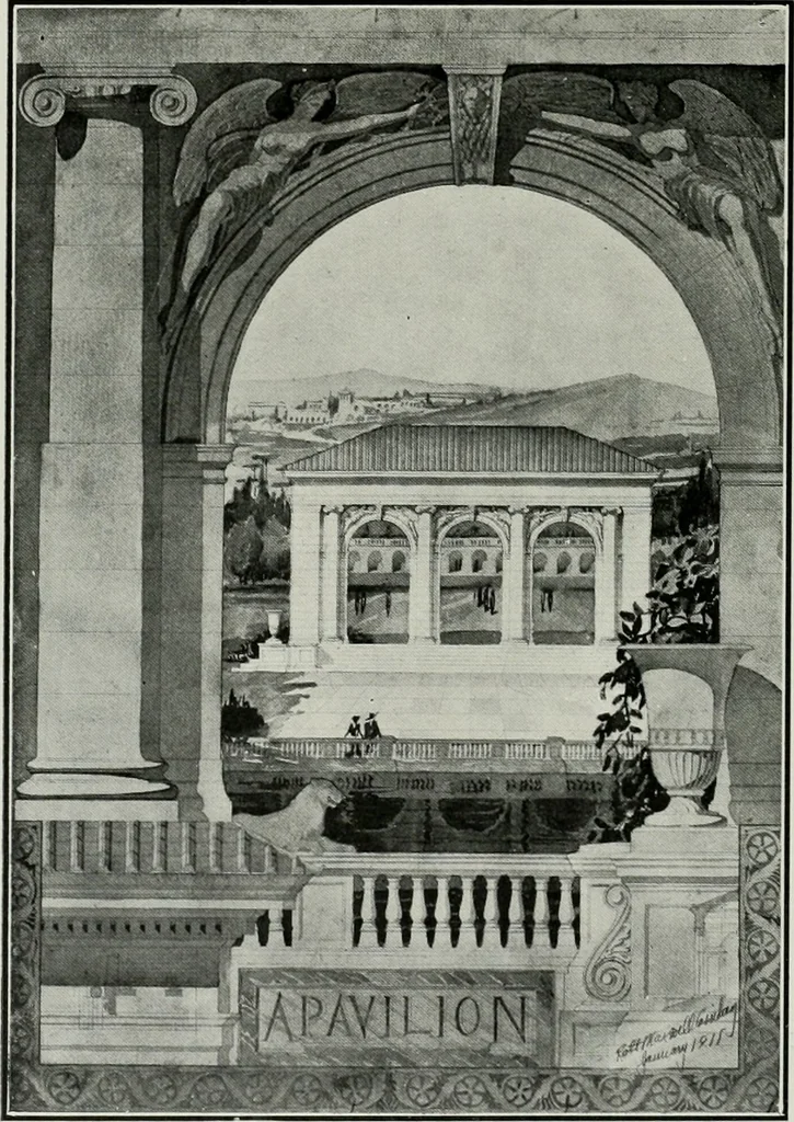 An illustration from The Architect & engineer of California and the Pacific Coast, 1905, leaf 377