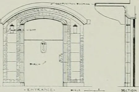 An illustration from The Architect & engineer of California and the Pacific Coast, 1905, leaf 381