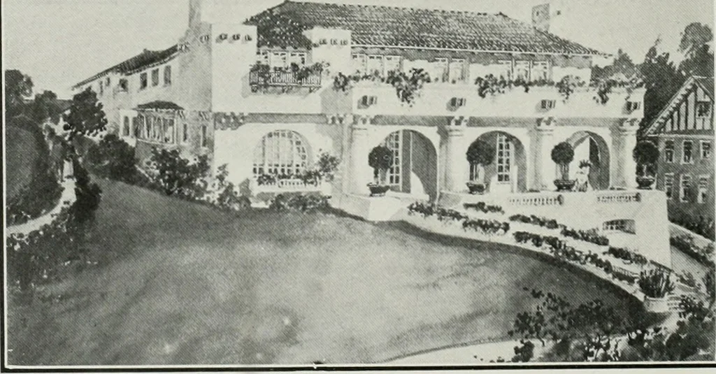 An illustration from The Architect & engineer of California and the Pacific Coast, 1905, leaf 387