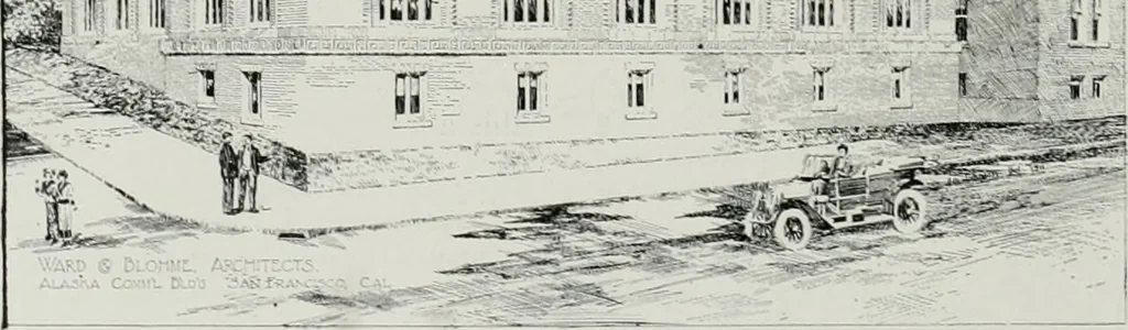 An illustration from The Architect & engineer of California and the Pacific Coast, 1905, leaf 391