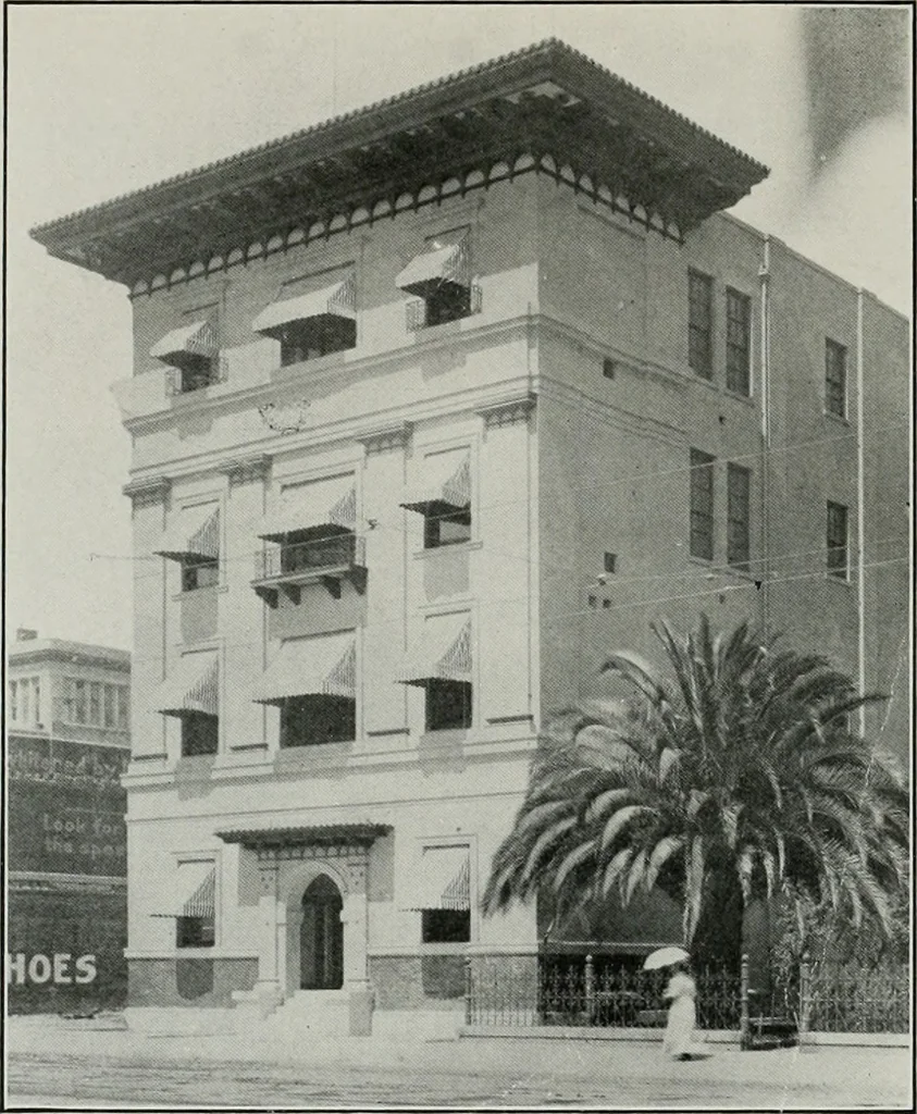 An illustration from The Architect & engineer of California and the Pacific Coast, 1905, leaf 43