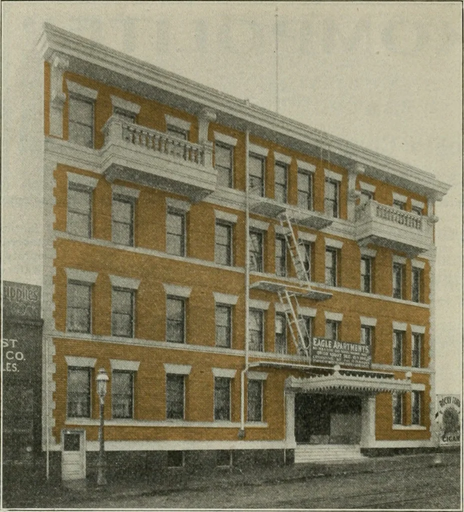 An illustration from The Architect & engineer of California and the Pacific Coast, 1905, leaf 447