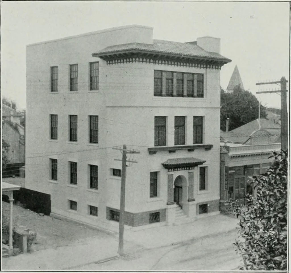 An illustration from The Architect & engineer of California and the Pacific Coast, 1905, leaf 46