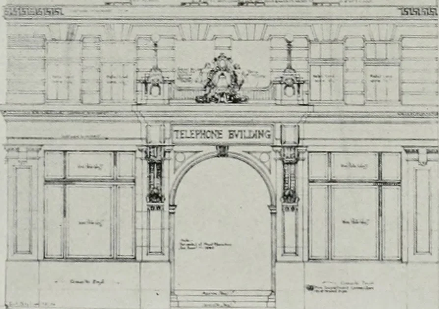 An illustration from The Architect & engineer of California and the Pacific Coast, 1905, leaf 47
