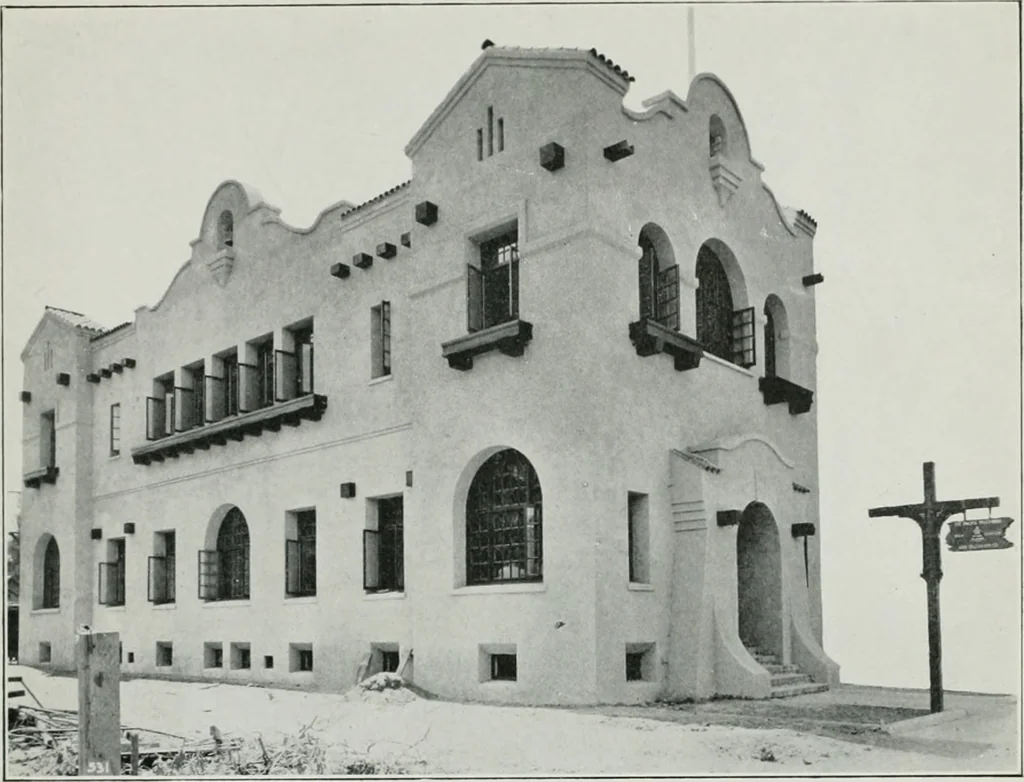 An illustration from The Architect & engineer of California and the Pacific Coast, 1905, leaf 48