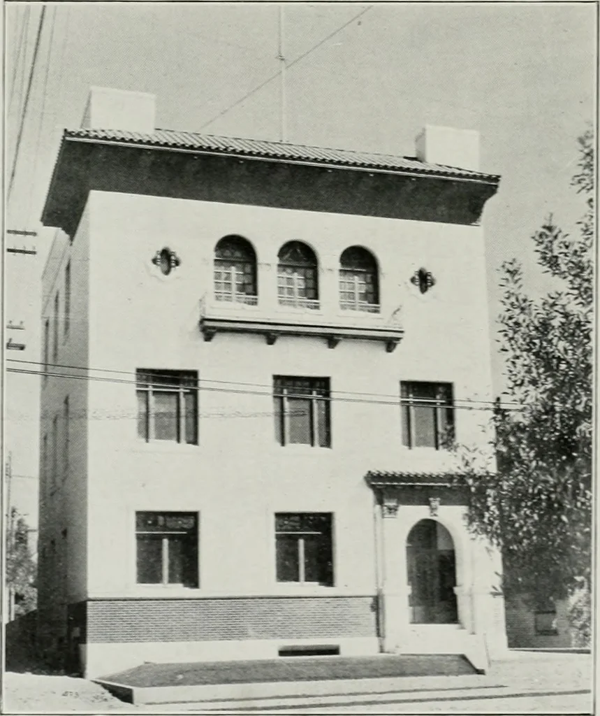An illustration from The Architect & engineer of California and the Pacific Coast, 1905, leaf 49