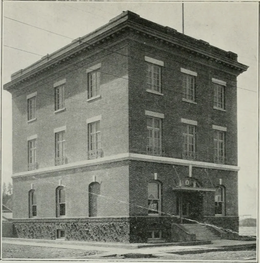 An illustration from The Architect & engineer of California and the Pacific Coast, 1905, leaf 51