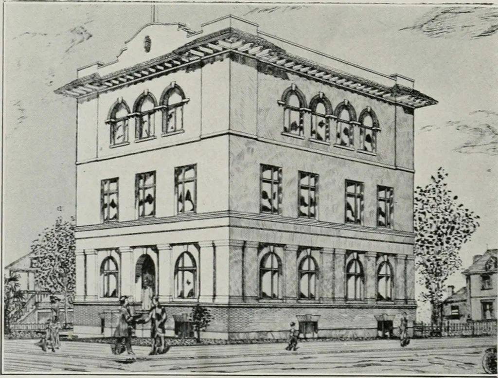 An illustration from The Architect & engineer of California and the Pacific Coast, 1905, leaf 51