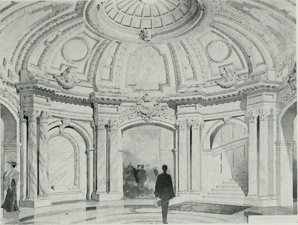 An illustration from The Architect & engineer of California and the Pacific Coast, 1905, leaf 52