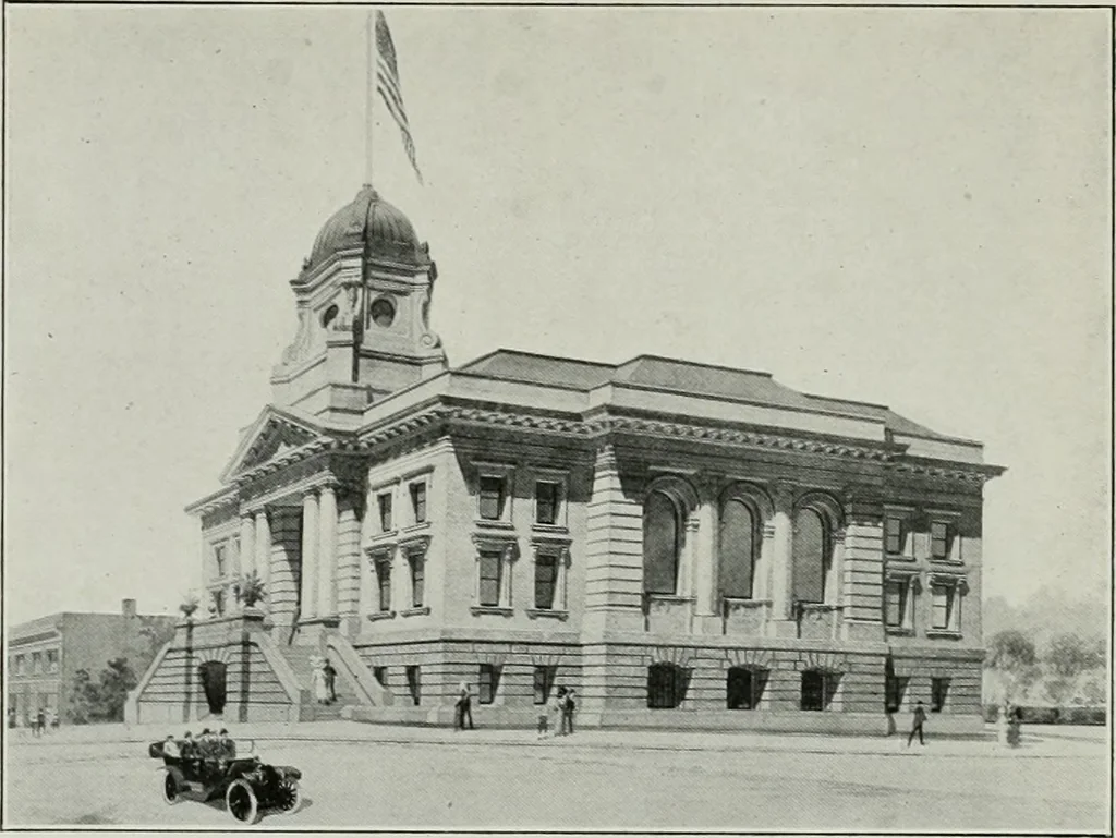An illustration from The Architect & engineer of California and the Pacific Coast, 1905, leaf 57