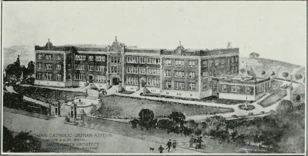 An illustration from The Architect & engineer of California and the Pacific Coast, 1905, leaf 64