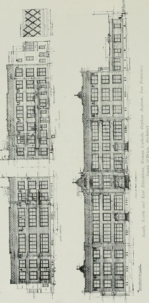 An illustration from The Architect & engineer of California and the Pacific Coast, 1905, leaf 65