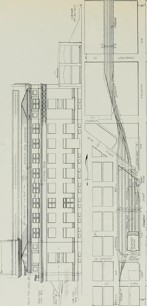 An illustration from The Architect & engineer of California and the Pacific Coast, 1905, leaf 67