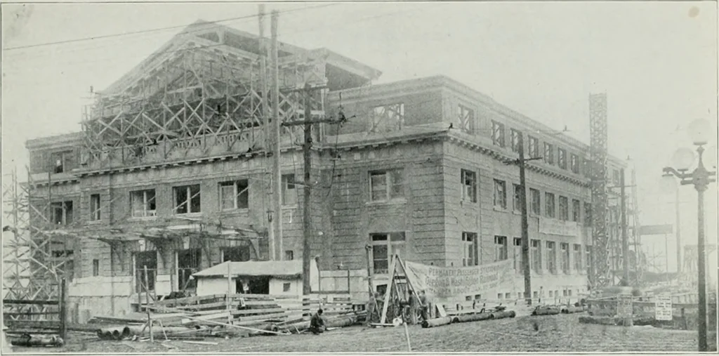 An illustration from The Architect & engineer of California and the Pacific Coast, 1905, leaf 68