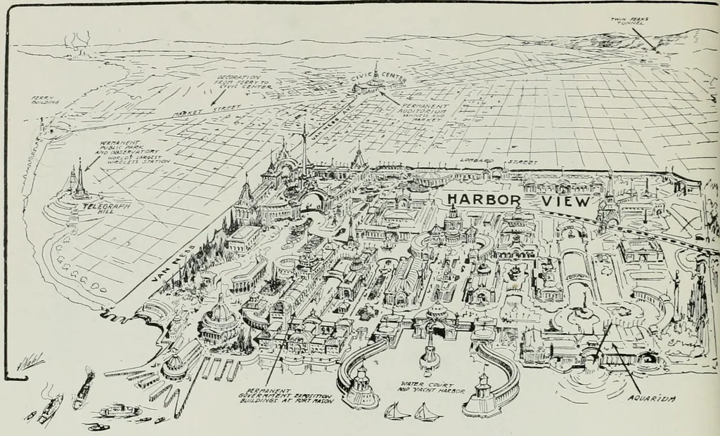 An illustration from The Architect & engineer of California and the Pacific Coast, 1905, leaf 73