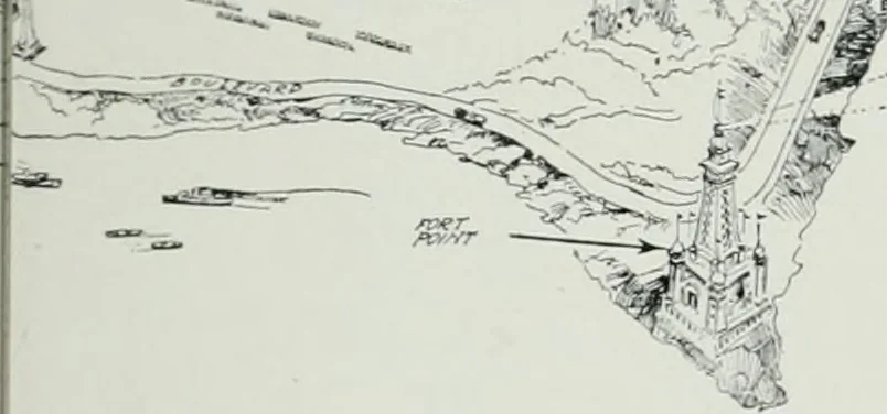 An illustration from The Architect & engineer of California and the Pacific Coast, 1905, leaf 74