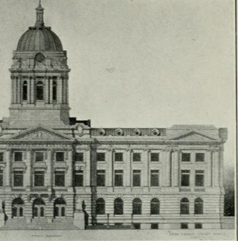An illustration from The Architect & engineer of California and the Pacific Coast, 1905, leaf 87