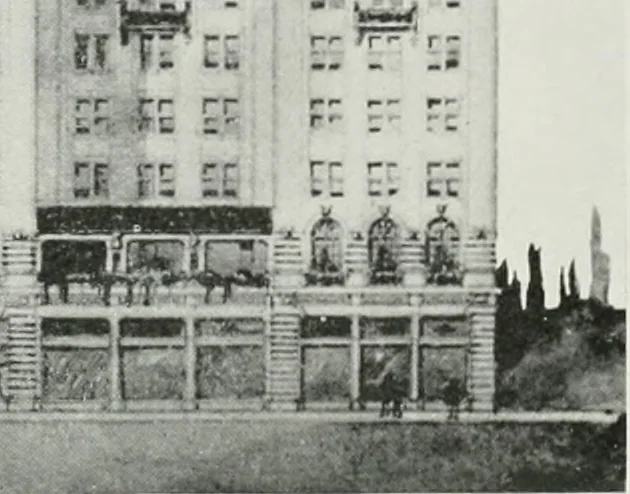 An illustration from The Architect & engineer of California and the Pacific Coast, 1905, leaf 113