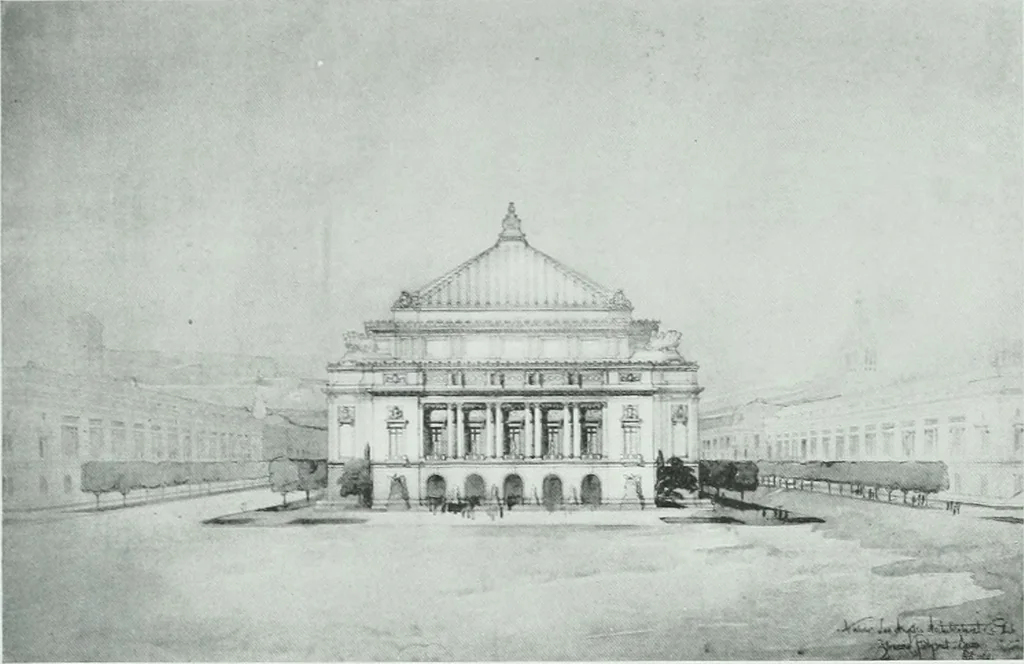 An illustration from The Architect & engineer of California and the Pacific Coast, 1905, leaf 122