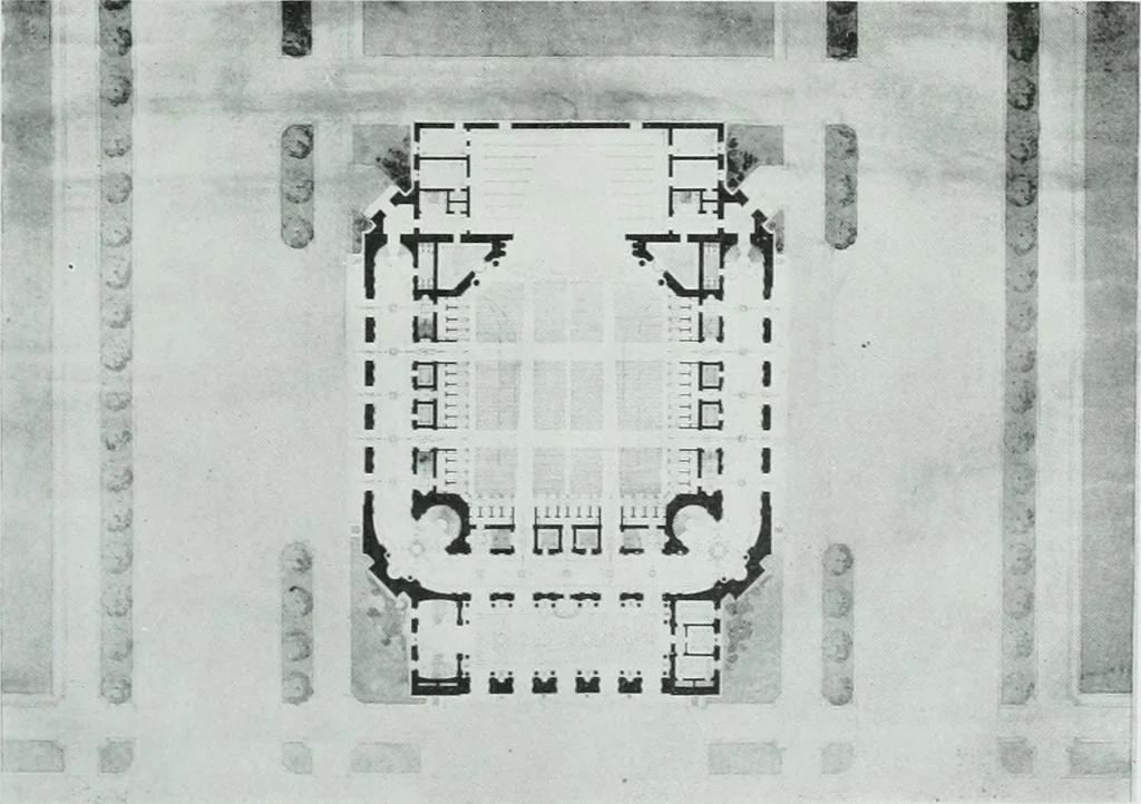 An illustration from The Architect & engineer of California and the Pacific Coast, 1905, leaf 122